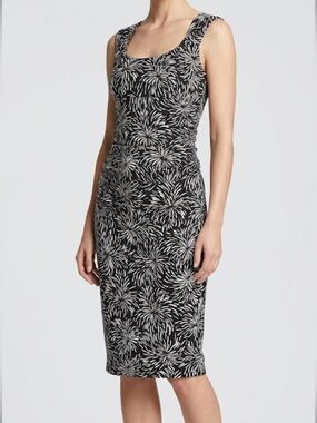 London Times Satin Sheath Dress
